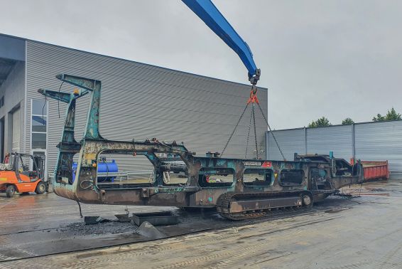 Revisie Powerscreen zeefinstallatie