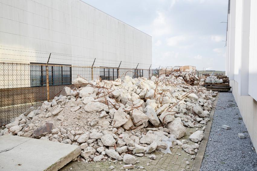 Beton oude bunker