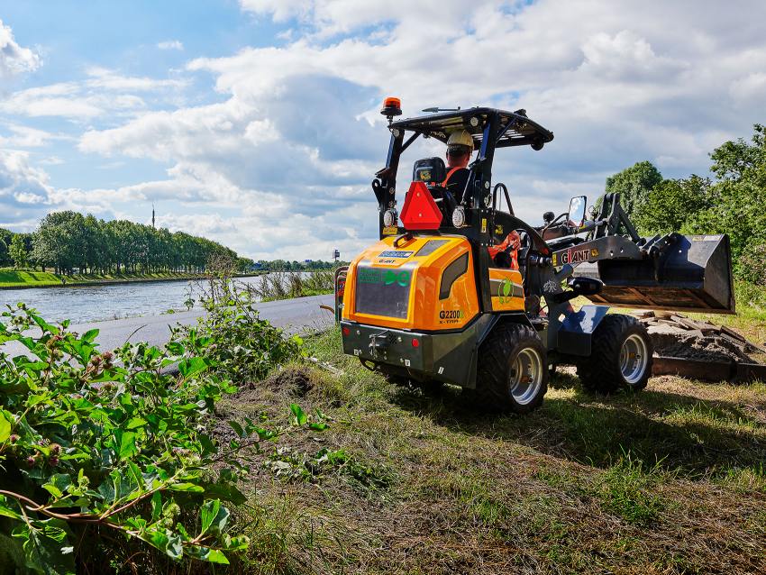 Elektrische mini loader Tobroco Giant Heijman