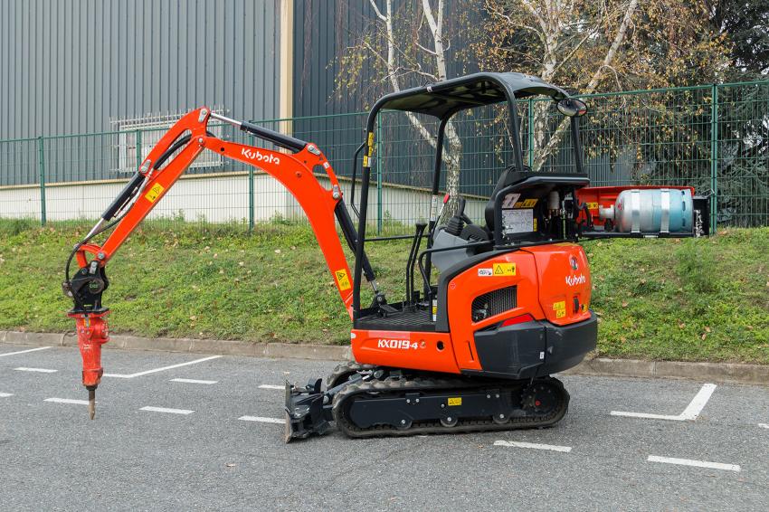Kubota kx019 4 lpg