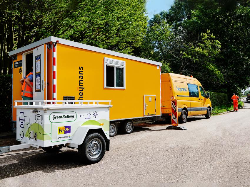 Heijmans. Green battery keet