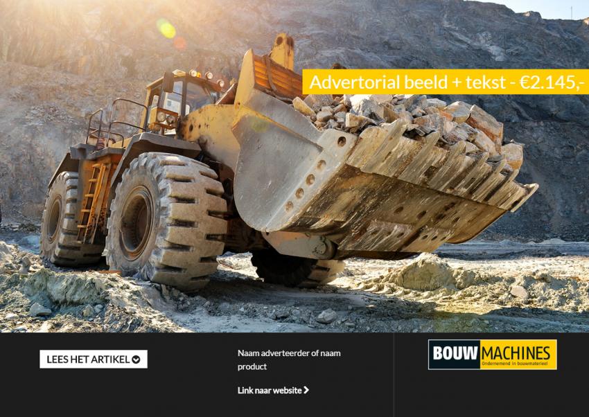 Afbeelding in kolom - proposities - Advertorial.