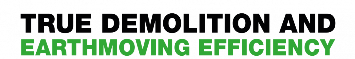 Steelwrist titel True Demolition earthmoving efficiency