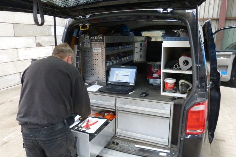 Fotoreportage opbouw 3D-gps  B